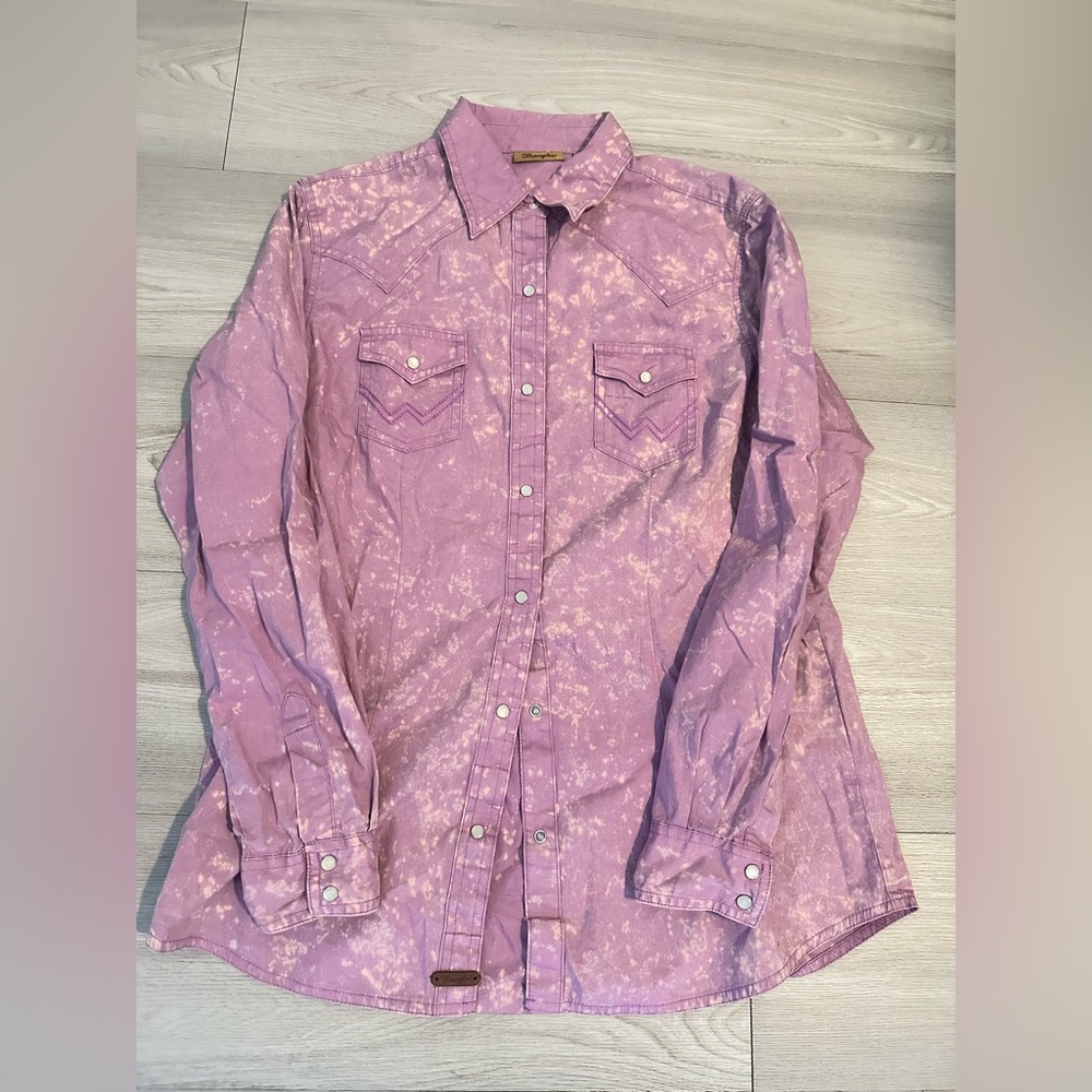 Purple Button Up